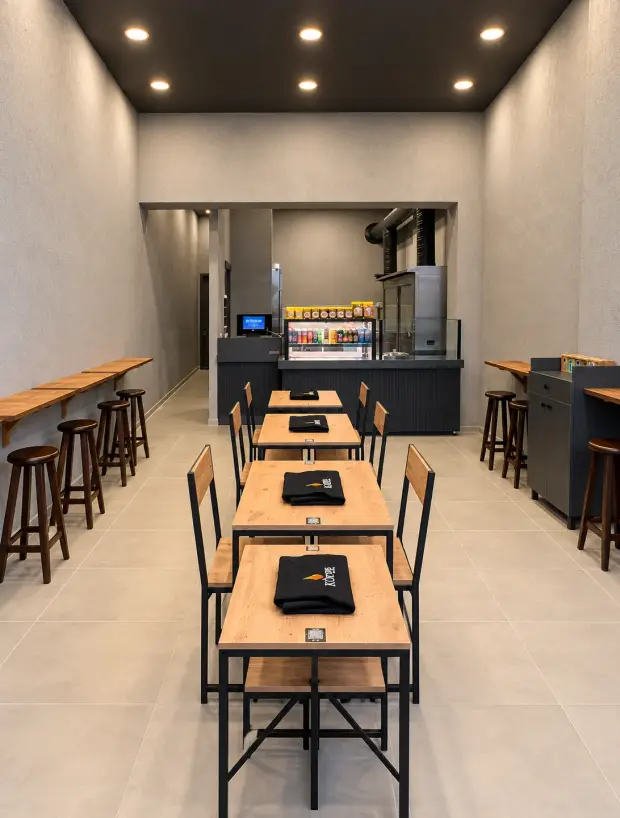 Köz’de restoranının iç mekânı